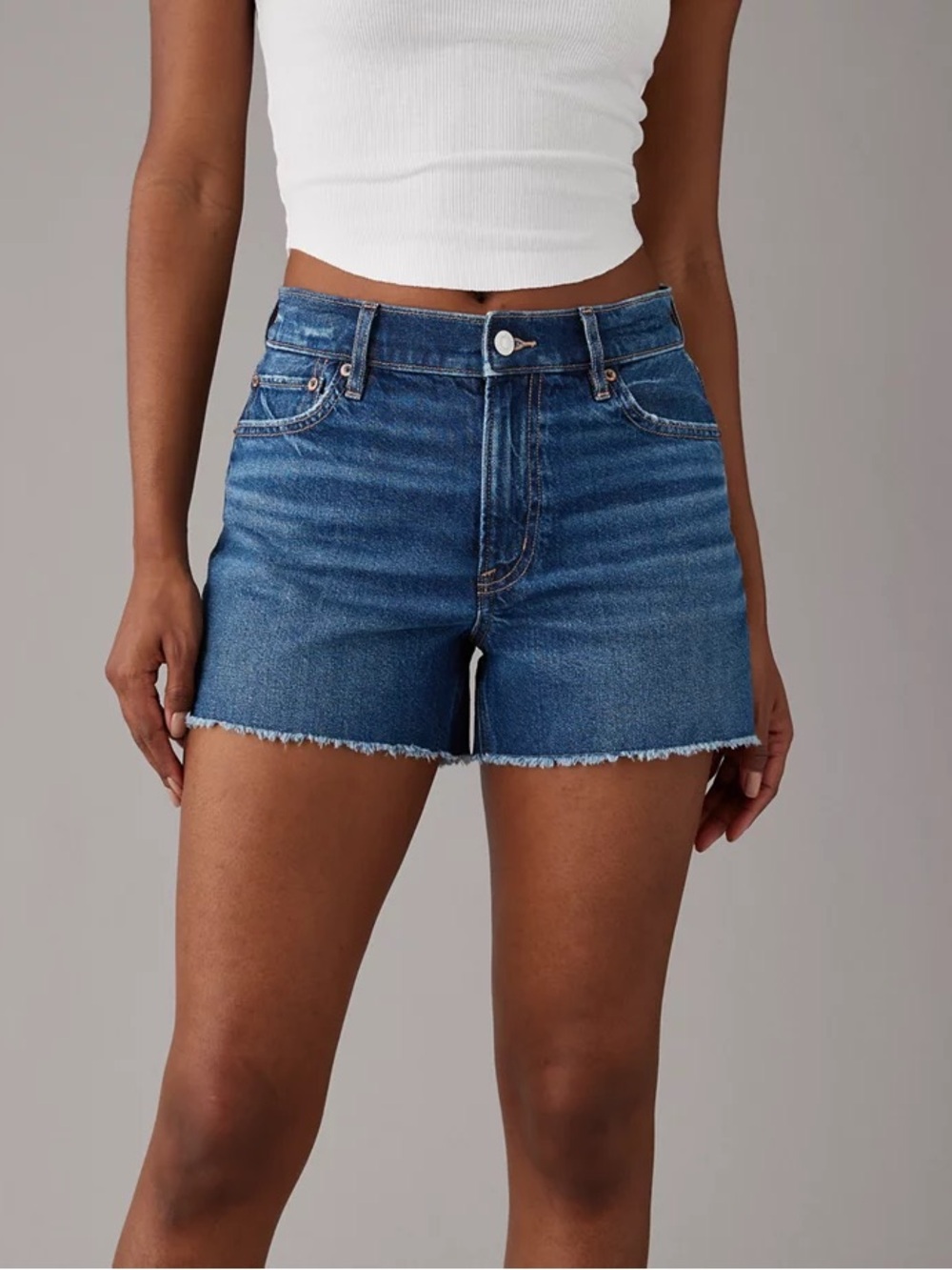 American Eagle Outfitters mid-to-high rise denim cutoff shorts